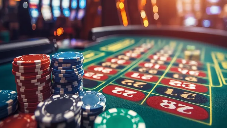 Graphic showing diverse online casino games and bonuses