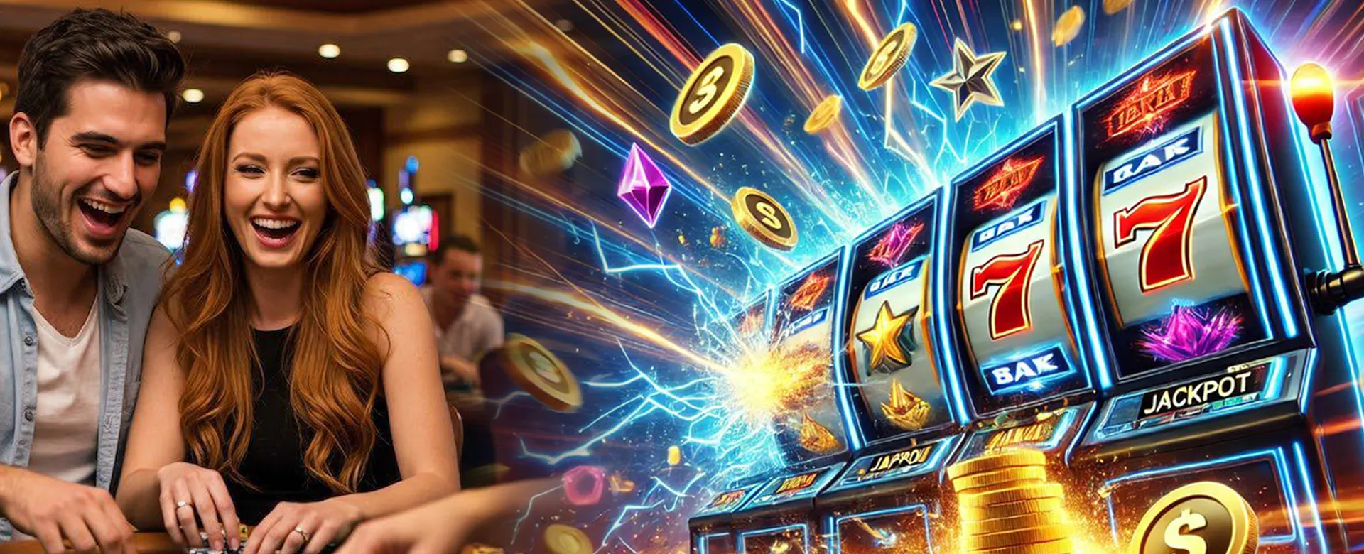 Dynamic arcade game screen with vibrant graphics